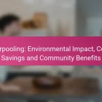 Carpooling: Environmental Impact, Cost Savings and Community Benefits