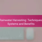 Rainwater Harvesting: Techniques, Systems and Benefits