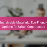 Sustainable Materials: Eco-Friendly Options for Urban Construction