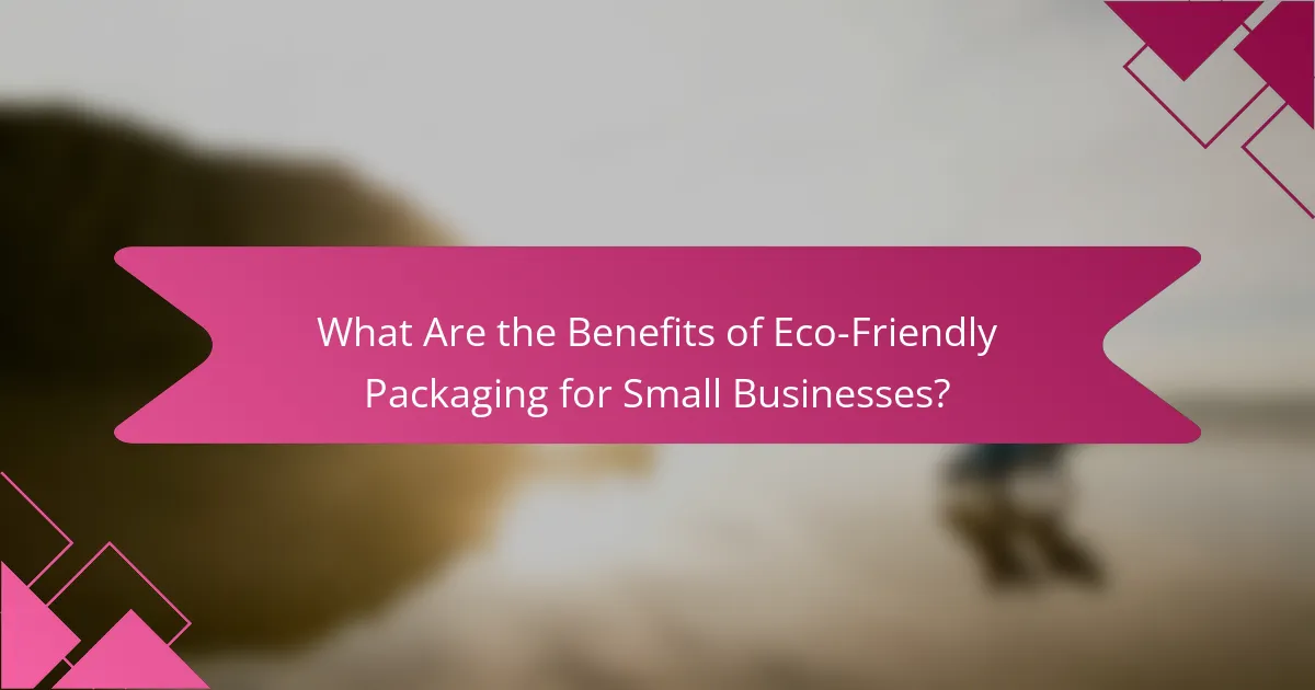 What Are the Benefits of Eco-Friendly Packaging for Small Businesses?